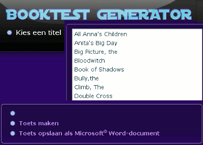 Booktest Generator